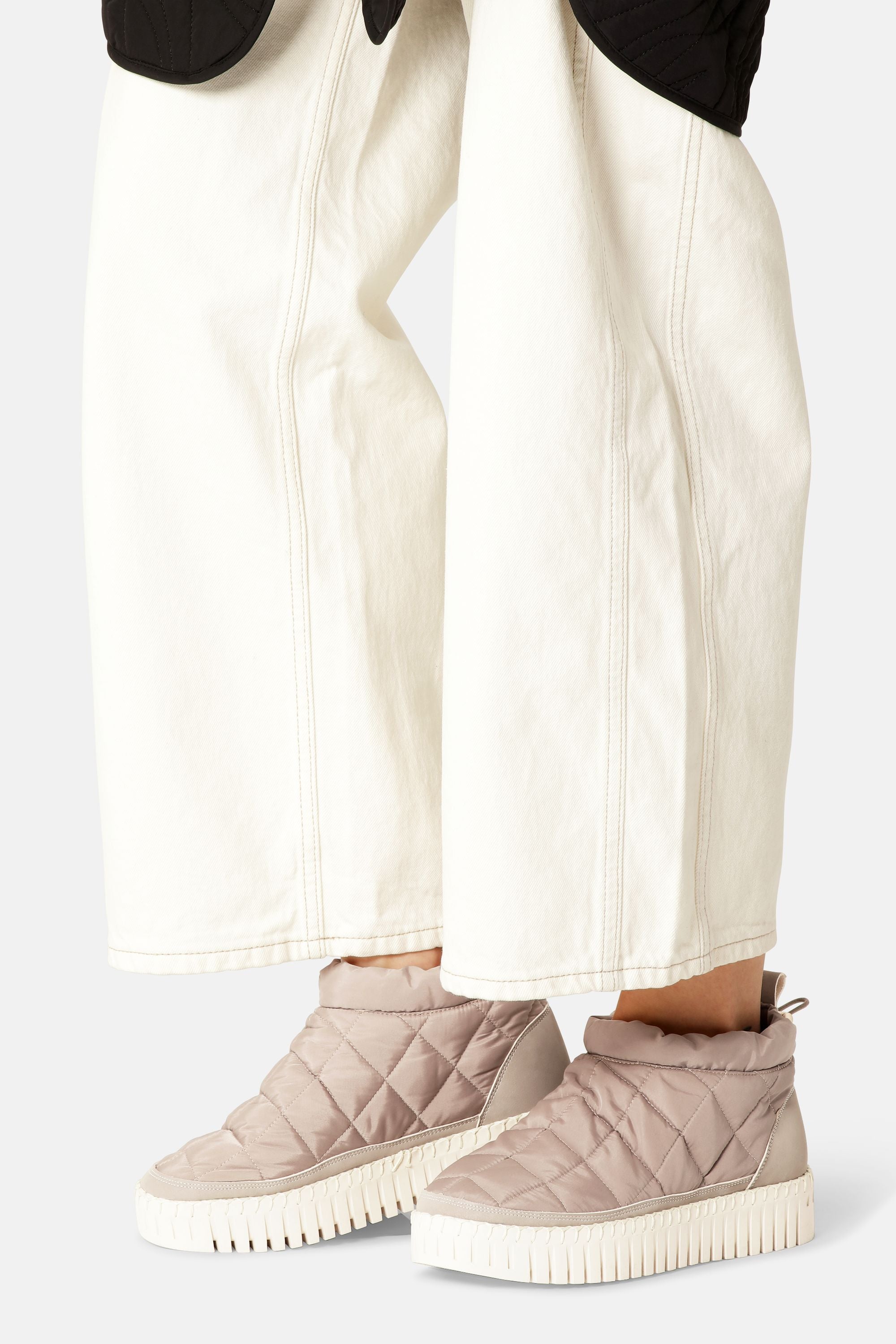 Tulip Low Padded Boot - Wheat Pearled Ivory